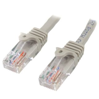 StarTech.com 7m Gray Cat5e Ethernet Patch Cable Snagless - 45PAT7MGR - Featuring Snagless RJ45 Connectors - Available from SABR - StarTech.com Reseller