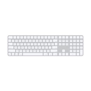 Apple Magic Keyboard w/Touch ID Numeric Keypad for Mac Silicon White Keys - MXK73ZA/A