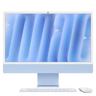 Apple iMac 24in Retina 4.5K Blue M4 10/10 Core CPU/GPU 4 Port 24GB/512GB - MD2T4X/A