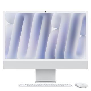 Apple iMac 24in Retina 4.5K Silver M4 10/10 Core CPU/GPU 4 Port 16GB/256GB - MWUU3X/A