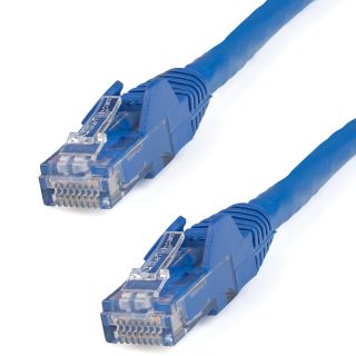 StarTech.com 1.5m Blue Cat6 Ethernet Patch Cable Snagless - N6PATC150CMBL - Featuring Snagless RJ45 Connectors - Available from SABR - StarTech.com Reseller