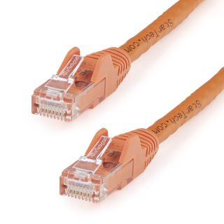StarTech.com 2m Orange Cat6 Ethernet Patch Cable Snagless - N6PATC2MOR - Featuring Snagless RJ45 Connectors - Available from SABR - StarTech.com Reseller