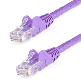 StarTech.com 1m Purple Cat6 Ethernet Patch Cable Snagless - N6PATC1MPL - Featuring Snagless RJ45 Connectors - Available from SABR - StarTech.com Reseller