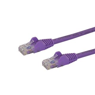 StarTech.com 7m Purple Cat5e Ethernet Patch Cable Snagless - 45PAT7MPL - Featuring Snagless RJ45 Connectors - Available from SABR - StarTech.com Reseller