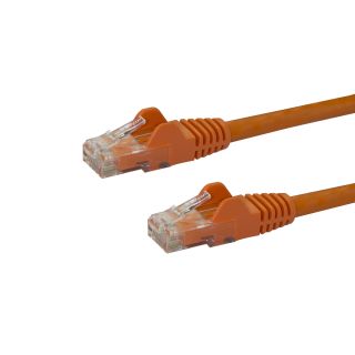 StarTech.com 10m Orange Cat6 Ethernet Patch Cable Snagless - N6PATC10MOR - Featuring Snagless RJ45 Connectors - Available from SABR - StarTech.com Reseller