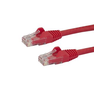 StarTech.com 10m Red Cat6 Ethernet Patch Cable Snagless - N6PATC10MRD - Featuring Snagless RJ45 Connectors - Available from SABR - StarTech.com Reseller