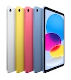 Apple iPad - 10th Generation. Available in WiFi and WiFI + Cellular Versions in a Range of Colours